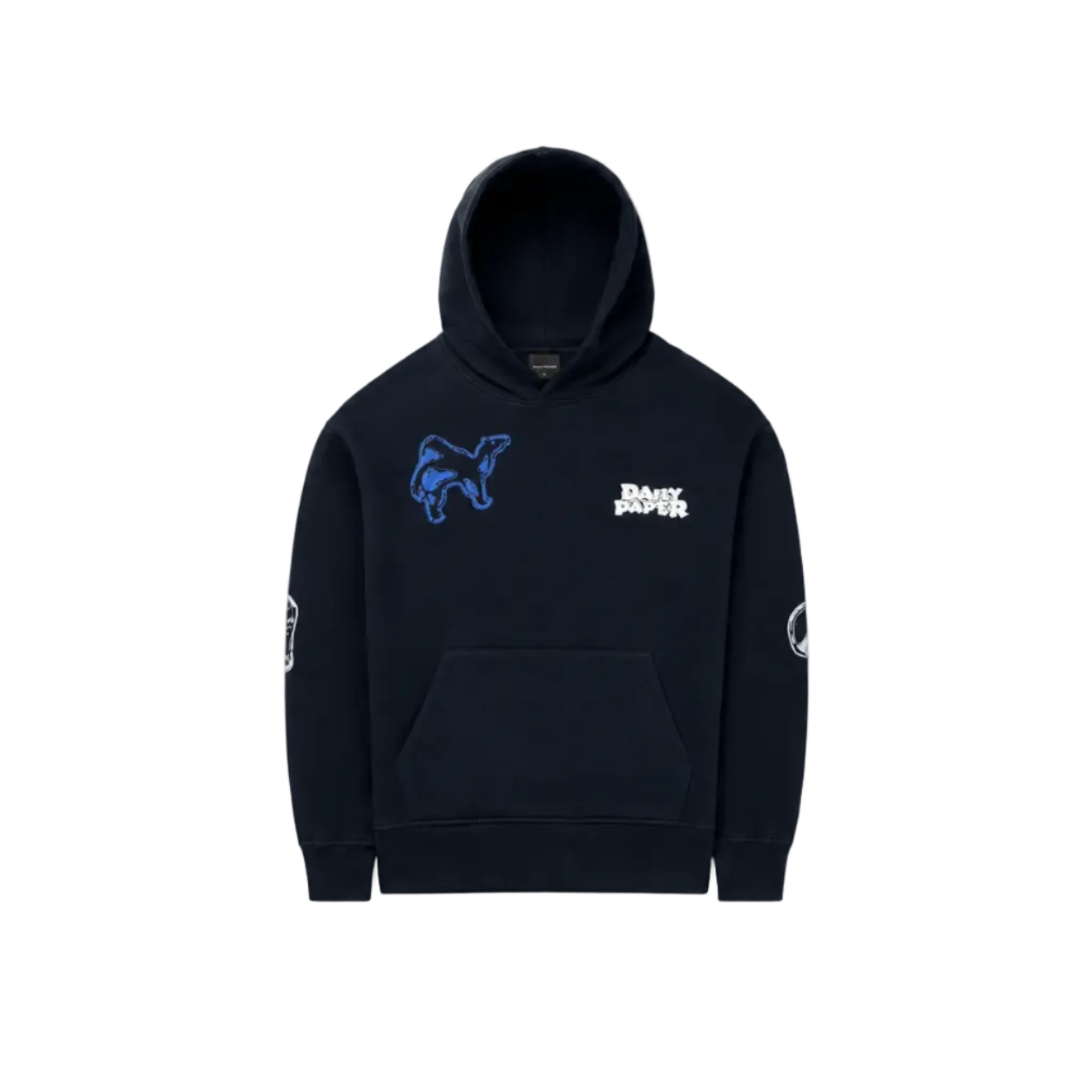 DAILY PAPER RAYMOND HOODIE UNISEX BLUE