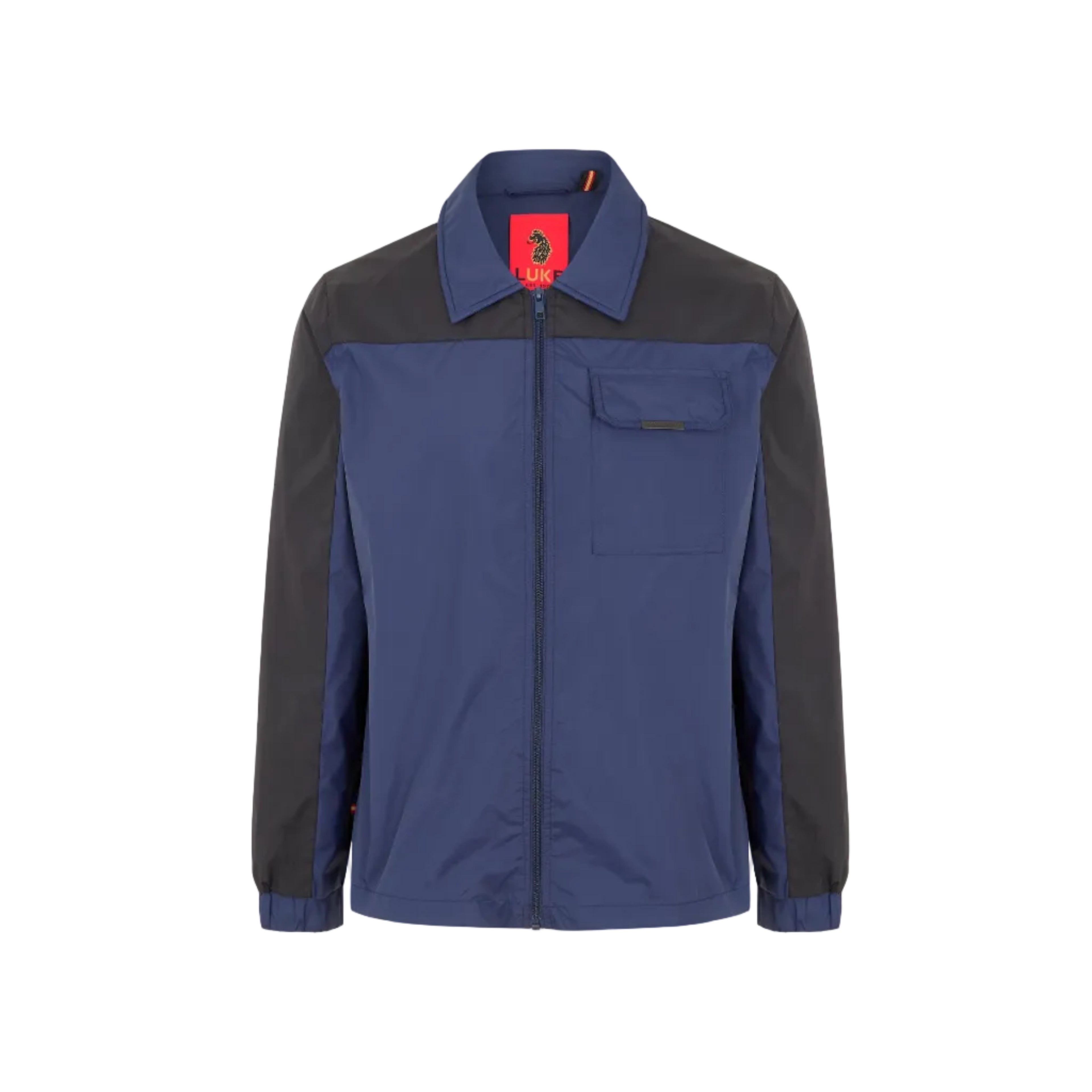 Luke Men's 's Ribbed Zip Lightweight Bomber Jacket