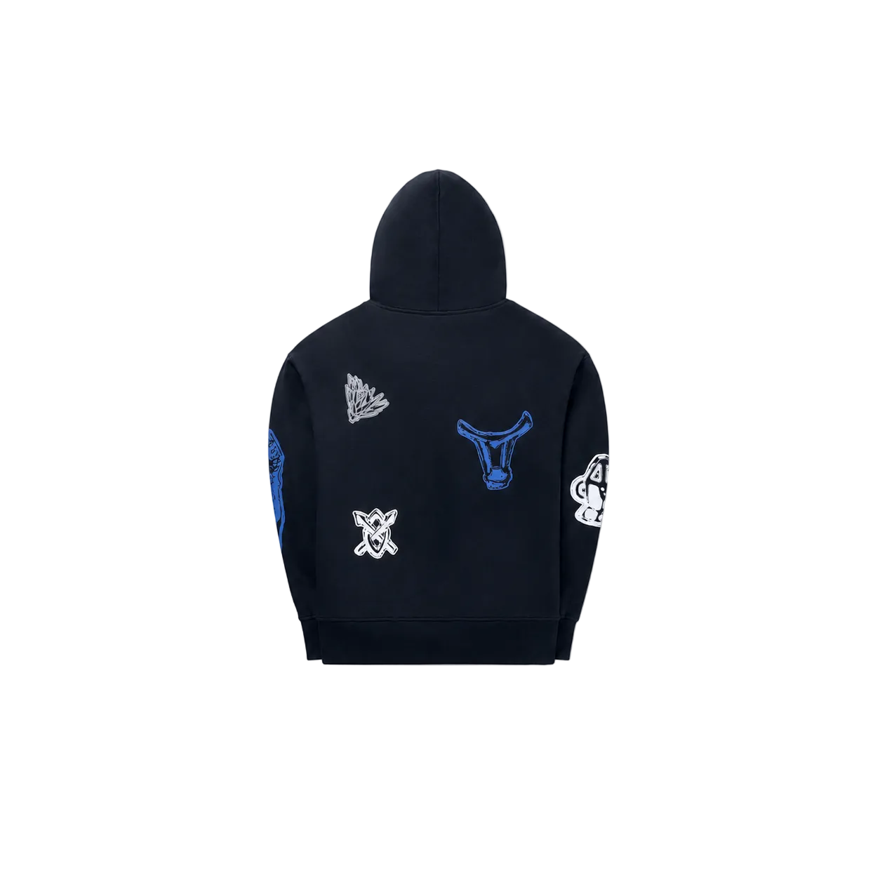DAILY PAPER RAYMOND HOODIE UNISEX BLUE