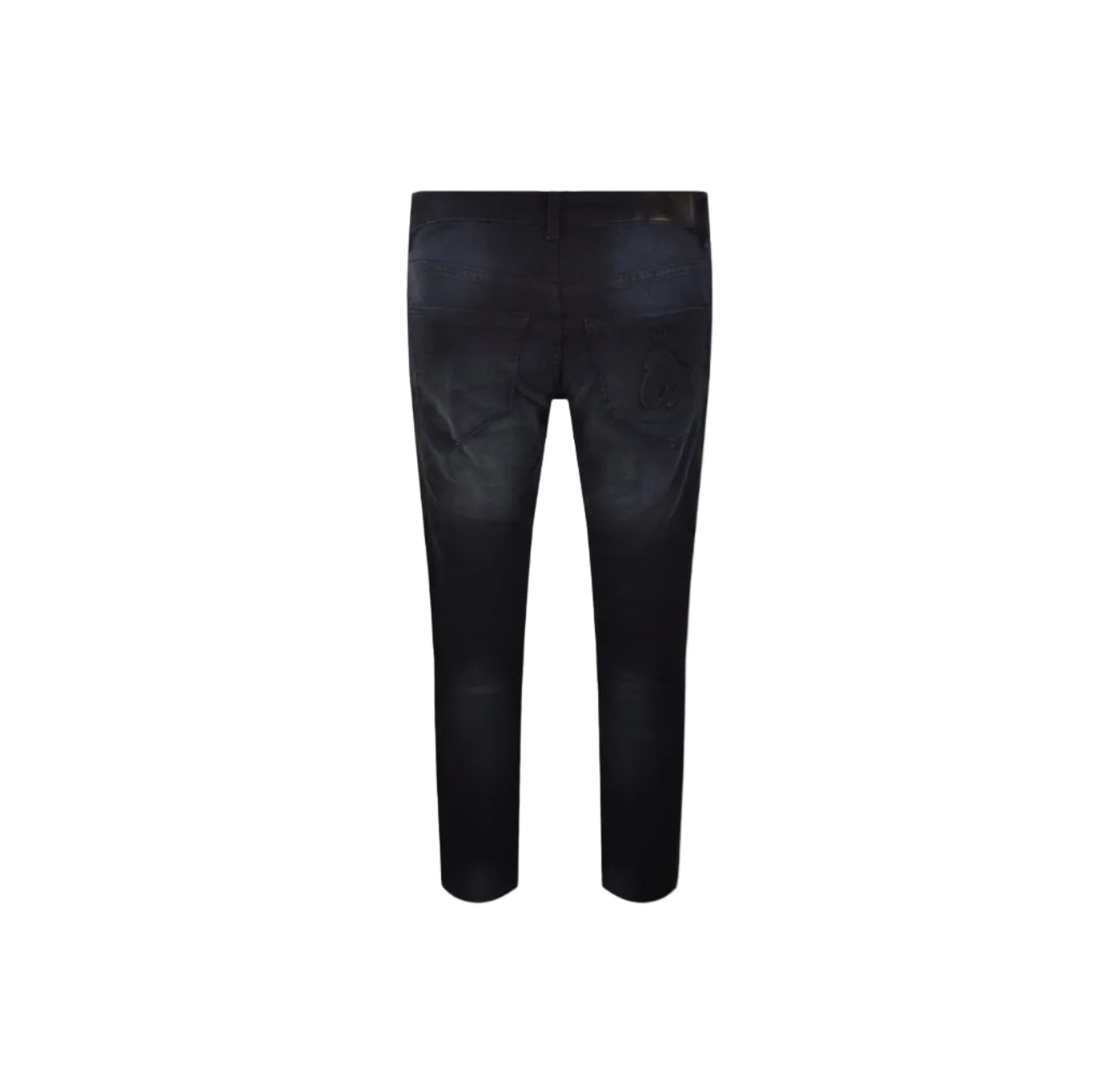 MONEY APE EMBOSSED DARK WASH JEANS BLUE