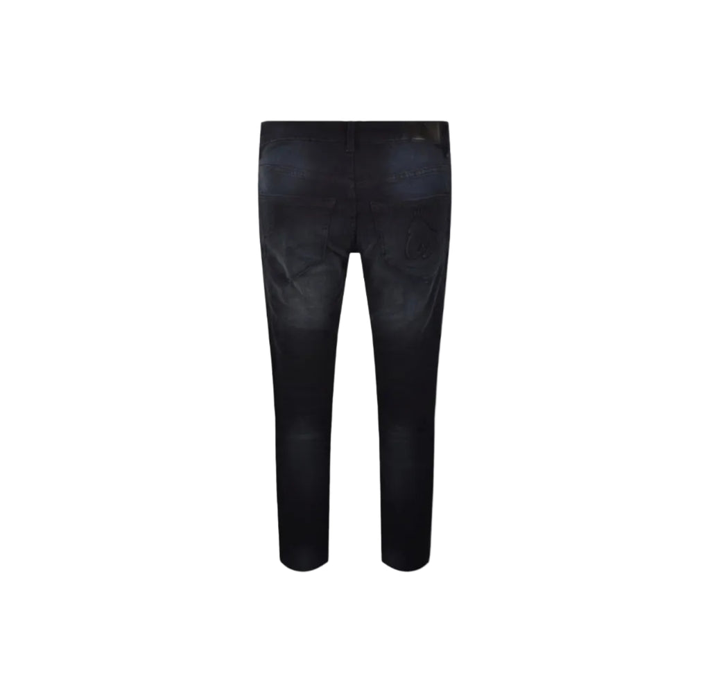 MONEY APE EMBOSSED SLIM FIT JEANS BLACK
