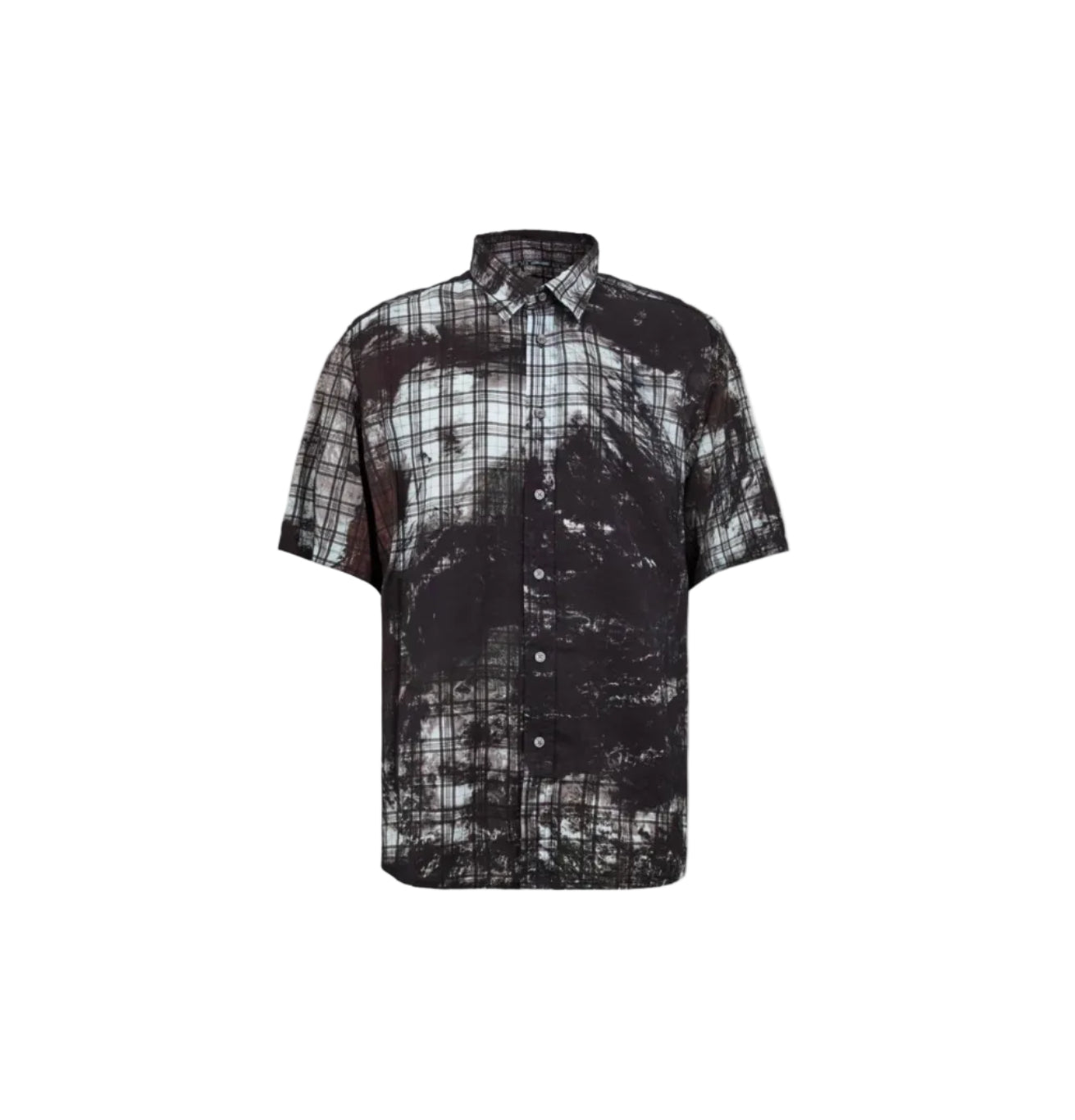DIESEL COLLARED SHORT SLEEVE SHIRT