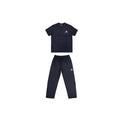 MONEY COMBO DRAWSTRING LONG LOUNGE TWIN SET NAVY